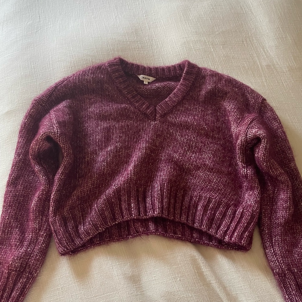 Kotn cropped sweater